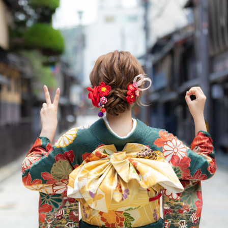 夢館フォトスタジオの成人式振袖レンタルスタジオプランの画像