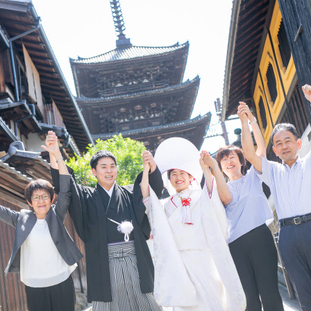 京都　あざらし堂-写真部-のファミリー 京和装 フォトウェディングの画像